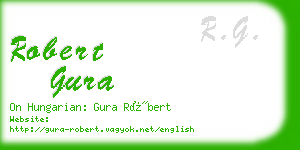 robert gura business card